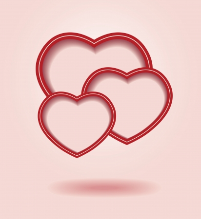 Romantic greeting card with vintage heartのイラスト素材