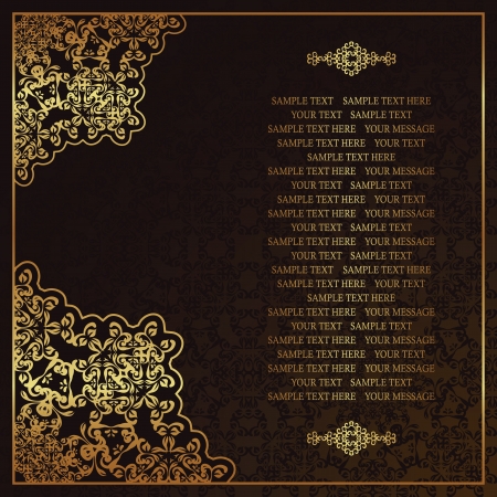 Vintage seamless background with frame. Retro style. Original design       のイラスト素材