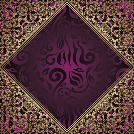 Vintage floral background. Can be used as invitation   のイラスト素材