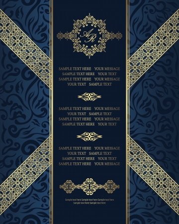 Floral seamless background with space for text. Can be used as card, menu  のイラスト素材