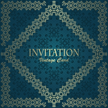 Vintage background with abstract frame. Seamless background    のイラスト素材