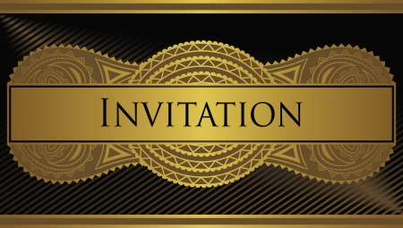 Vintage floral frame  Striped background  Retro design   のイラスト素材