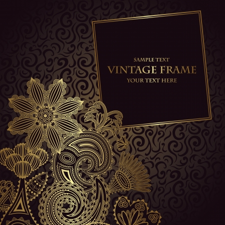Elegant floral design. Seamless background. のイラスト素材