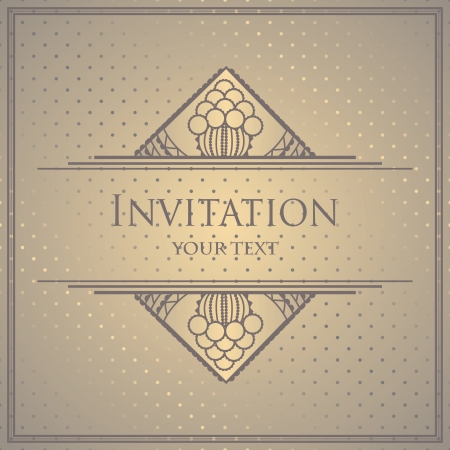 Abstract floral design. Seamless background with polka dots         のイラスト素材