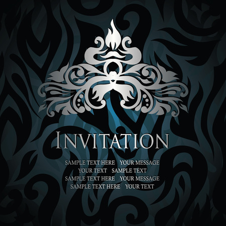 Elegant floral designのイラスト素材