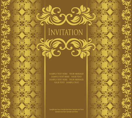 Elegant invitation. Can be used as wedding invitation or card for Mothers day     のイラスト素材