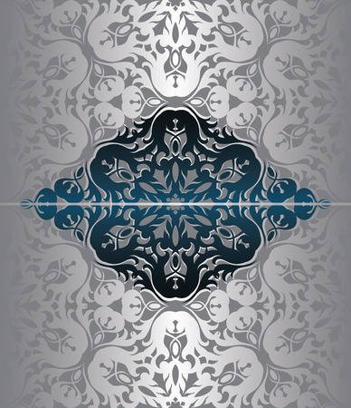 Vintage wallpaper with decorative pattern. Invitation card   のイラスト素材