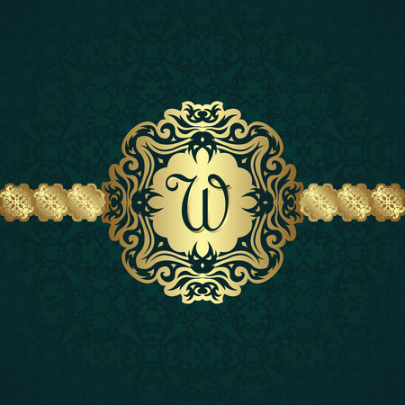 Modern invitation with vintage decoration. Original designのイラスト素材