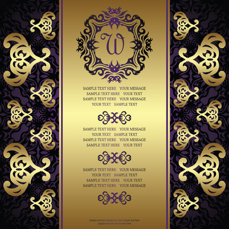 Vintage card. Can be used as certificate. Template of diplomaのイラスト素材