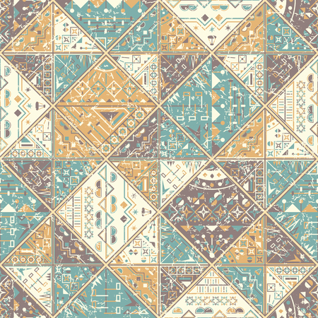 Abstract pattern. Vector seamless texture for textile, wrapping paper, wallpaper, invitation, card. Grunge effect. Pastel colorsのイラスト素材