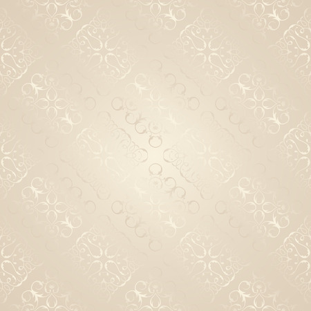 Light Seamless Wallpaper. Vector Background. Seamless pattern with lace elements. Template for your designのイラスト素材