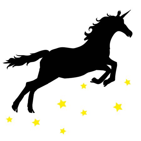 Black unicornのイラスト素材