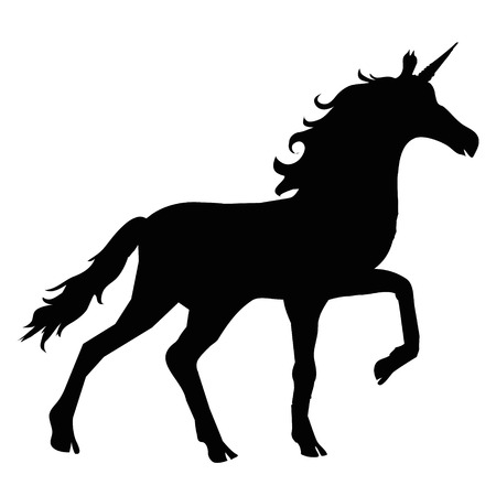 Black unicornのイラスト素材