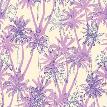 A palm pattern, illustration, vectorのイラスト素材