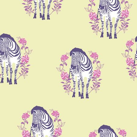 Zebra Stripes Seamless Patternの写真素材