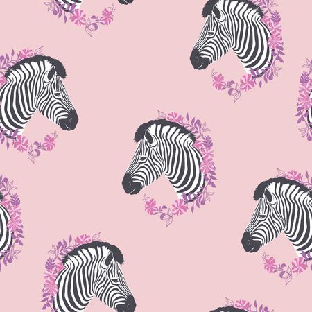 Zebra Stripes Seamless Patternの写真素材