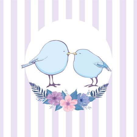 Colorful bird collection. Collection of cute hand drawn bird doodles. Black on white vector setの写真素材