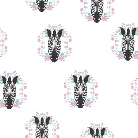Zebra Stripes Seamless Patternの写真素材