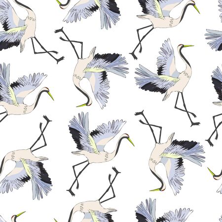 flying bird illustrationのイラスト素材