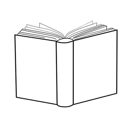 sketches of books. Vector illustration.のイラスト素材