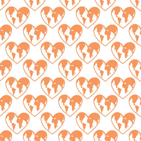 The planet and journey pattern. A hand-drawn travel kit for doodles. Movement diagramのイラスト素材