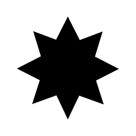 A star or a thumbnail icon. A hand-drawn vector black icon on a white background.のイラスト素材