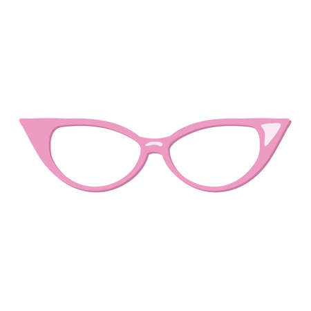 Baby cute Summer sunglasses on white background, hand-drawn, Vector illustrationのイラスト素材