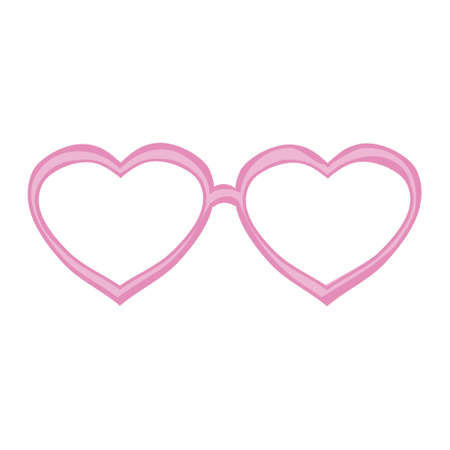 Baby cute Summer sunglasses on white background, hand-drawn, Vector illustrationのイラスト素材