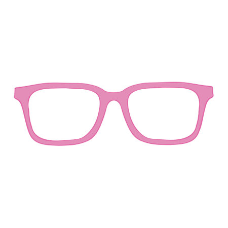 Baby cute Summer sunglasses on white background, hand-drawn, Vector illustrationのイラスト素材