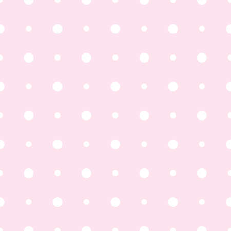 Seamless random polka pattern. vector graphic. Abstract scattered dots wallpaper. Simple, modern decorative print on wrapping paper, fabricのイラスト素材