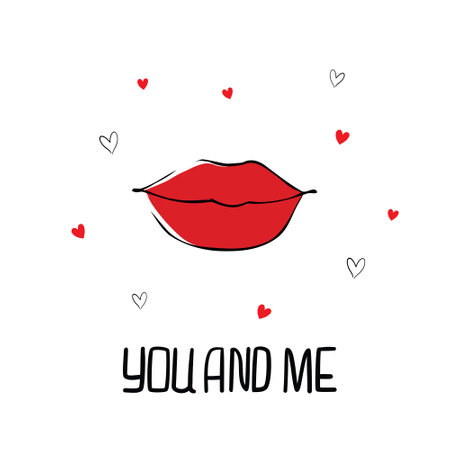 Lips women,kiss,mouth,lip pop art heart background.Valentines mothers day logo.Love,sexy,kiss,wedding card,background,banner.kissing sexy lips isolated icon.vector illustration.8 March Women's Dayのイラスト素材
