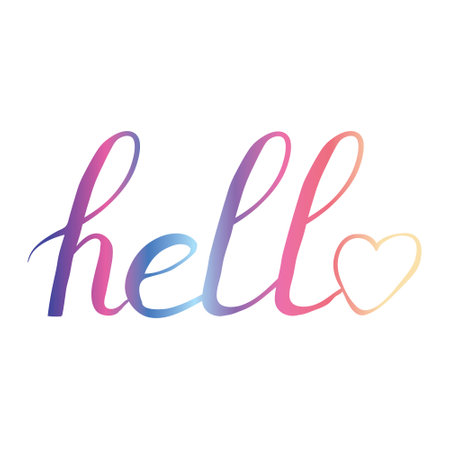 Colorful message "LOVE" for pride month celebration. Typography of LGBTQIA+ equality. Rainbow color. Float vector illustration.のイラスト素材