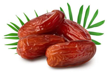 Dates isolated on white background