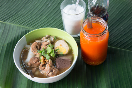 Guay Jab chinese noodleの写真素材
