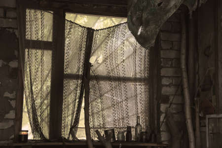 The ruins of an old abandoned house - imageの写真素材