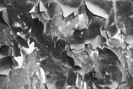 Texture of wall with peeling cracked paint - imageの写真素材