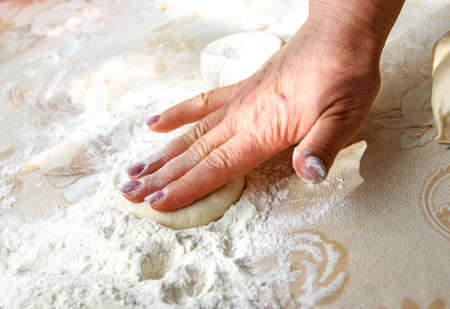 rolling dough for cakes, homemade cakes, close-up
