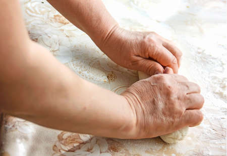 rolling dough for cakes, homemade cakes, close-up