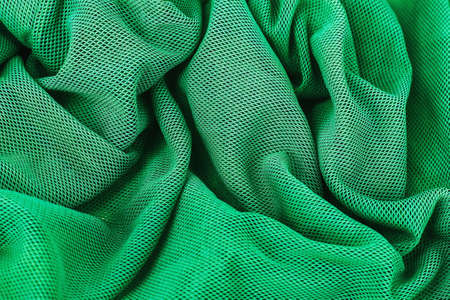 mesh fabric texture. crumpled fabric background and textureの写真素材