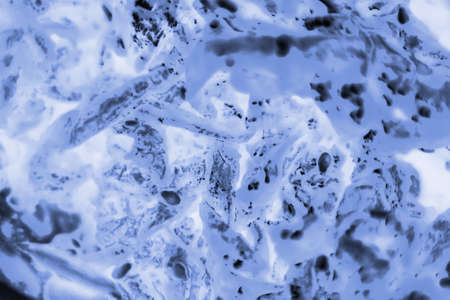 cells of the human body under the microscope. Microbiology and medicine - Imageの写真素材