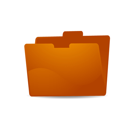 Vector folder icon illustration.のイラスト素材