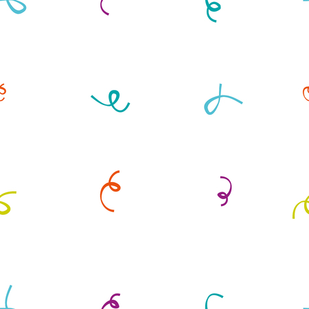seamless pattern of colorful confettiのイラスト素材