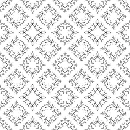 Seamless abstract floral pattern. Vector illustration.のイラスト素材