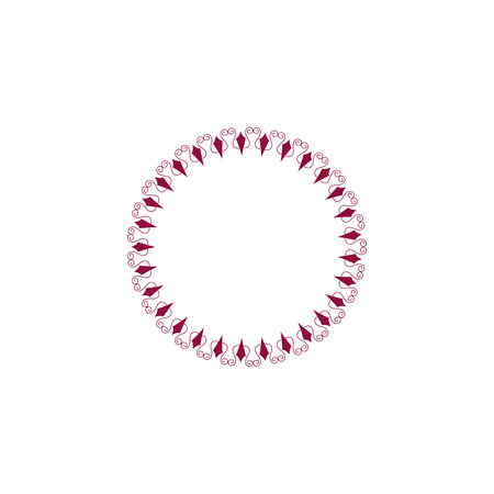 Vector decorative frame for greeting, invitation cards design.のイラスト素材
