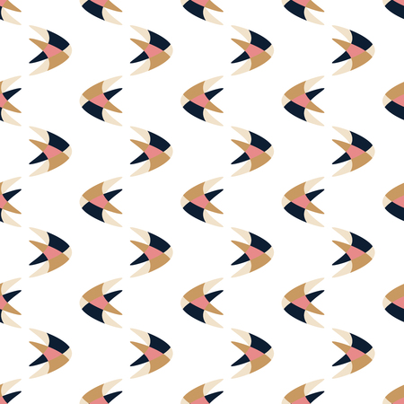 Abstract Seamless Pattern. Geometric shapes seamless vector pattern.のイラスト素材
