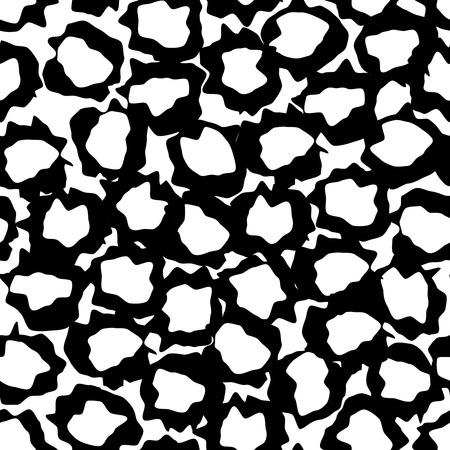 Abstract pattern with black elements. Vector seamless pattern for surface design, fabric, wrappingのイラスト素材
