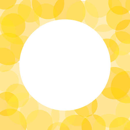 Vector frame with empty center for text. Abstract bokeh background.のイラスト素材