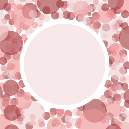 Vector frame with empty center for text. Abstract bokeh background.のイラスト素材