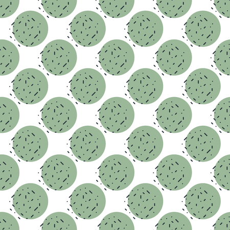Vector seamless pattern of dots and particles	のイラスト素材
