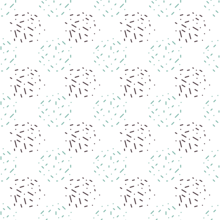 Vector seamless pattern of abstract dots and particlesのイラスト素材